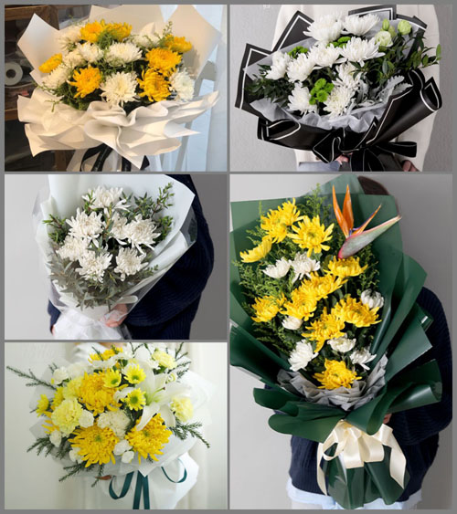 河南焦作孟州市西虢镇莫沟村白事花束代送